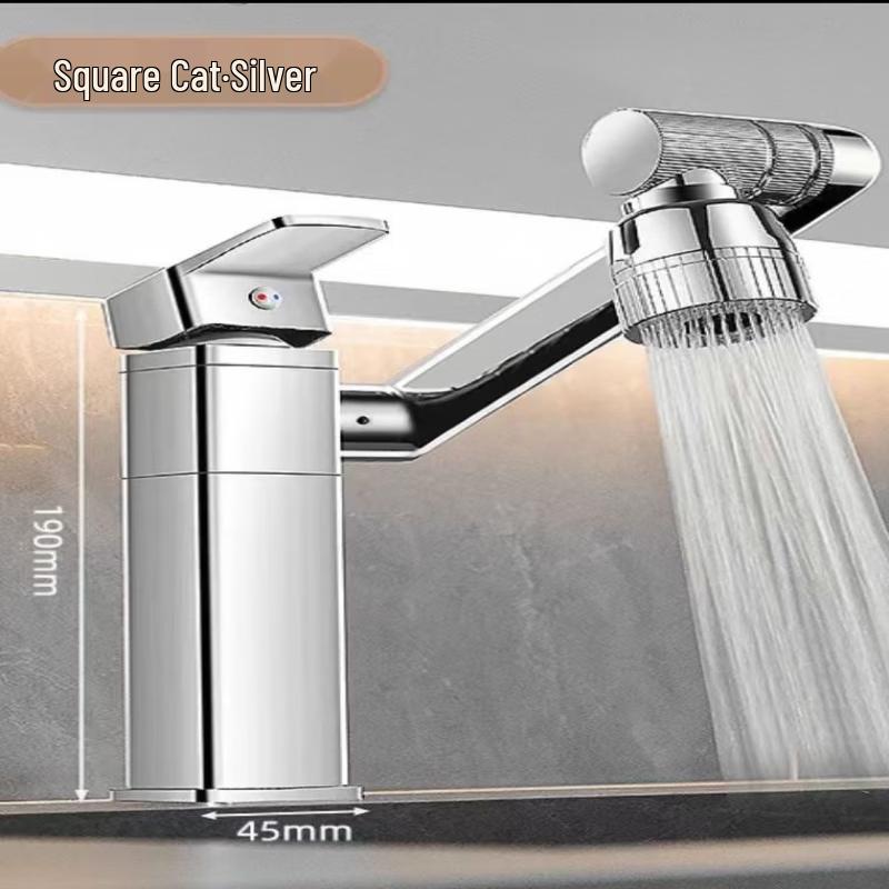 

TLXT Square Bathroom Basin Faucet