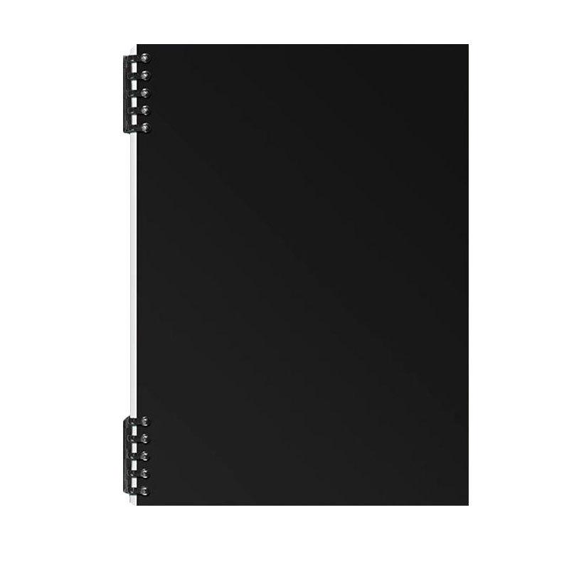 Retro B5 Verdicktes A5 Ringbuch - Hochwertig, Schlichtes Design, Herausnehmbare Seiten, Perfekt für Schüler