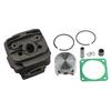 48mm For PISTON and Cylinder Kit Compatible with 034 036 MS360 MS340 Chainsaw Includes For PISTON Pin Circlips and Gasket