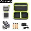 Portable Label Maker Storage Bag EVA Large Capacity Holder Sturdy for Brother P-Touch PTH110BP/ PTH110/ PTH111/ PTE110