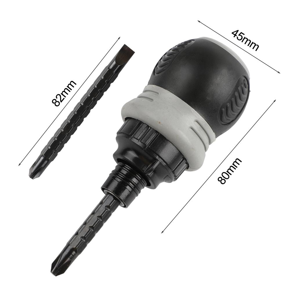 2-in-1 Schraubendreher Ratsche Schraubendreher Magnetische Spitze