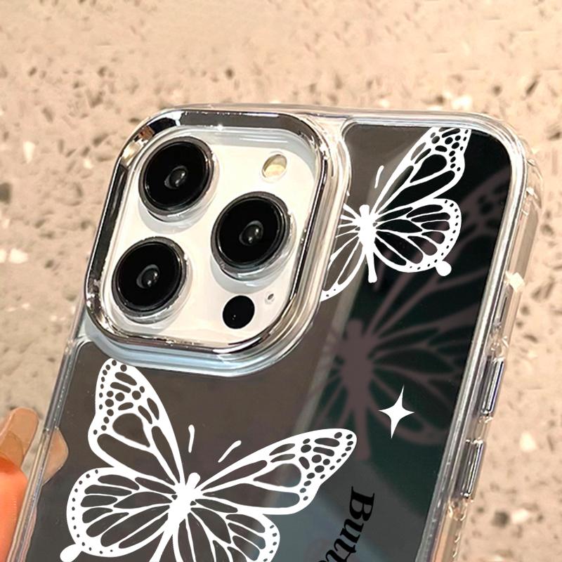 Mobile Phone Cases for iPhone 11 13 XR 15 Pro Max 12 14 Pro Max Case iPhone 16 XS Max Mirror Protective Case Mirror Exquisite Cartoon Waterproof
