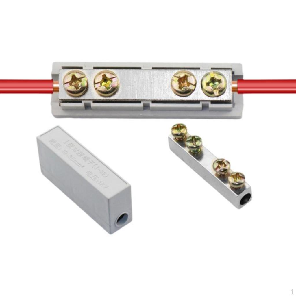 HighPower Connector, CopperAluminum Terminal Block, Quick Wire Join Straightthrough 16mm2