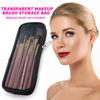 Multifunctional Toiletry Storage Case Mesh Makeup Bags Makeup Brush Pouch Cosmetic Organizer