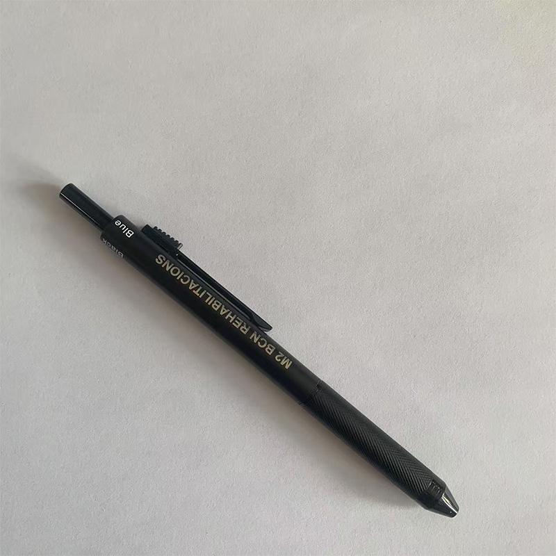 Vielseitige Kugelschreiber Schwerkraftempfindliche Farbanpassung 3-Farben-Gelstift Druckbleistift Nützliches Schul- und Büro-Gadget