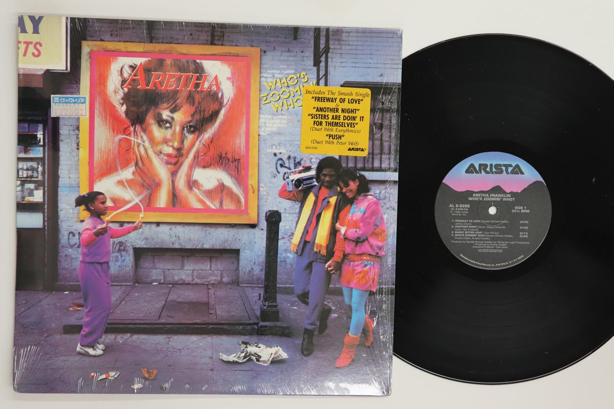 Виниловая пластинка ARETHA FRANKLIN Whos Zoomin Who AL88286 ARISTA 1985 США SoulFunk Б/у