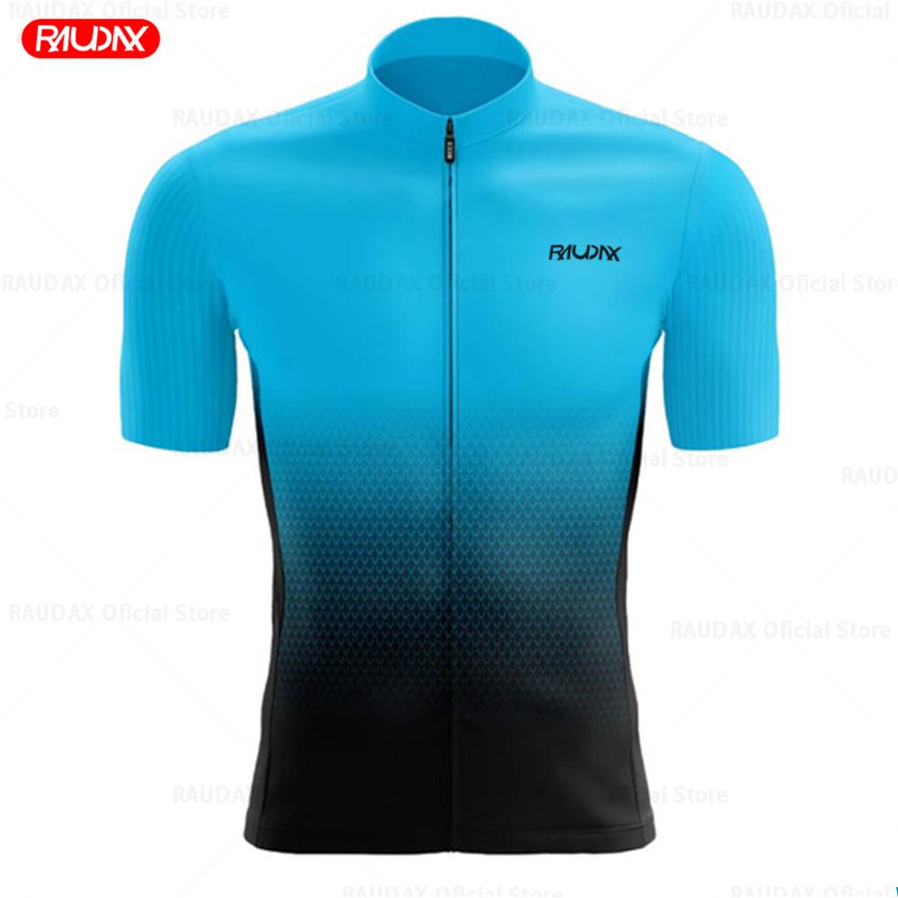 2026 Raudax Cycling Set Man Cycling Jersey Short Sleeve Bicycle Cycling Clothing Kit Mtb Bike Wear Triathlon Suits Maillot Ciclismo