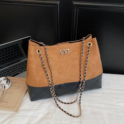 Mode Retro Pendler Tragetasche mit großem Fassungsvermögen Damen neue Umhängetasche tägliche Achsel-Schultertasche