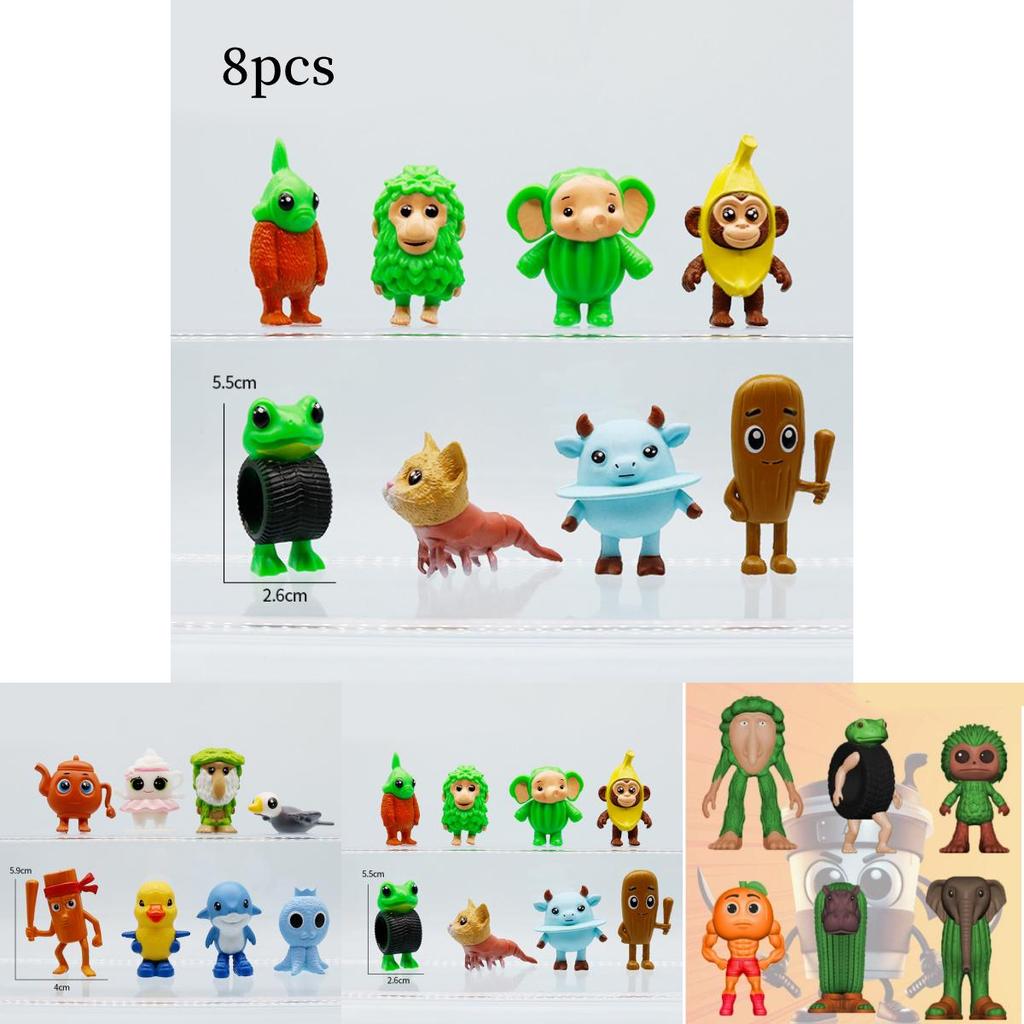 Italian Brainrot Al Pvc Mythical Creatures Figure Set With Collectible Design For Fantasy Enthusiasts