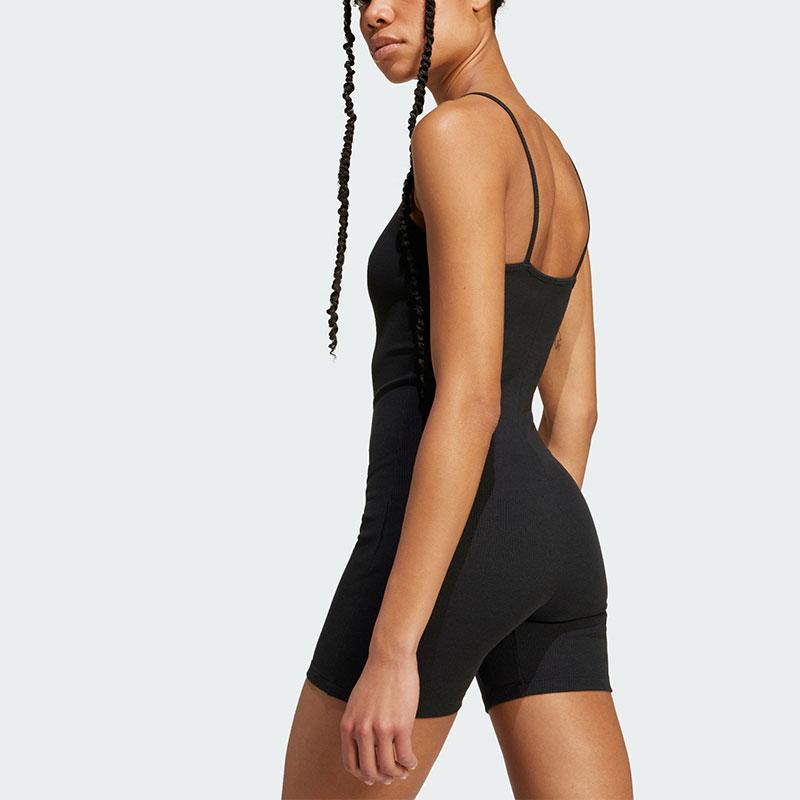 adidas Womens Essentials Rib Bodysuit Black Women Streetwear JC6212