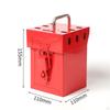 Lockout Lock Box Organization Portable Practical Adults Convenient Padlock Industrial Use