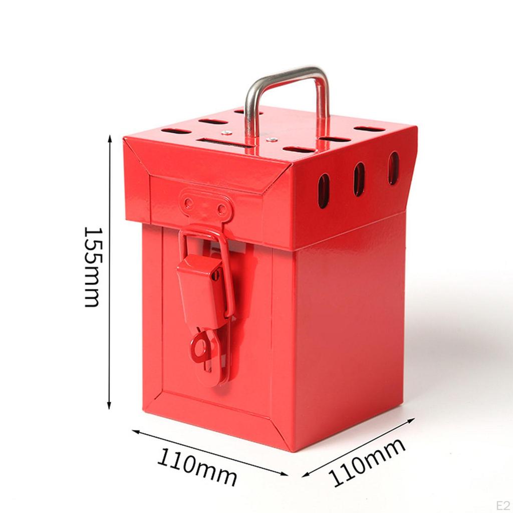 Lockout Lock Box Organization Portable Practical Adults Convenient Padlock Industrial Use