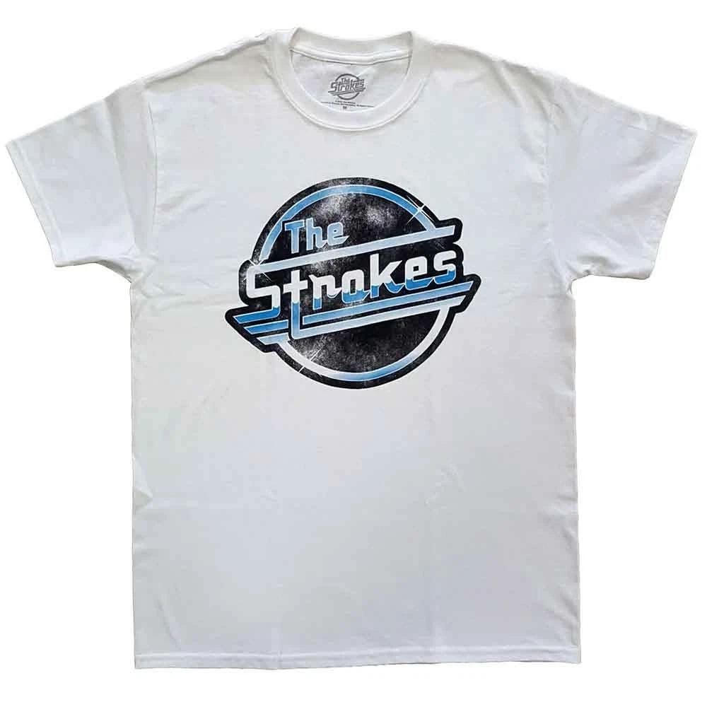 The Strokes TShirt OG Magna Logo Rock Official New White S