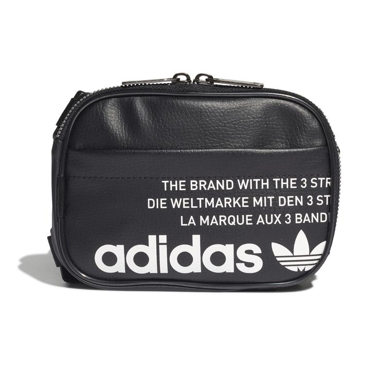 

New Adidas Originals Polyurethane Shoulder Bag Crossbody Bag Small Size Unisex Black GN4448 17.0*2.5*11.9CM