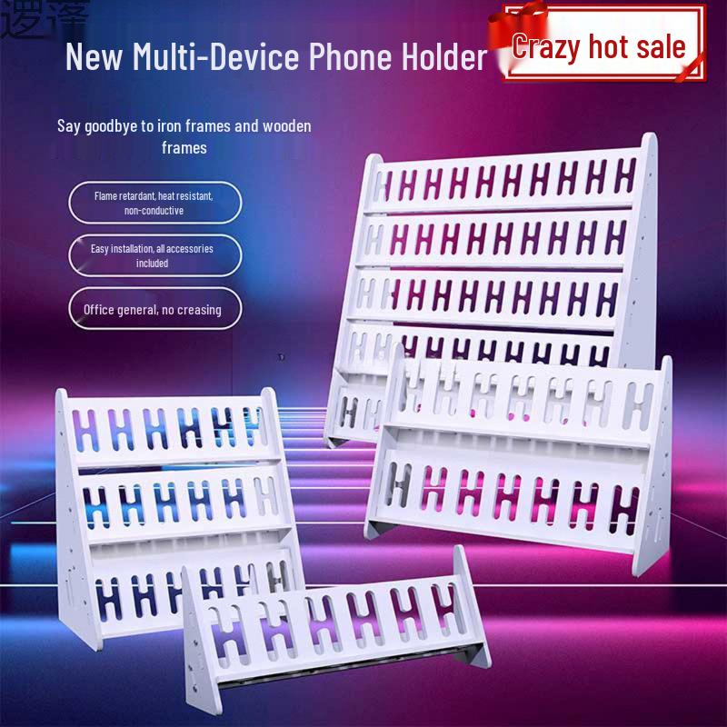 Multi-Camera Phone Holder: Desktop & Floor Stand with Charging Capability k8NitXEE