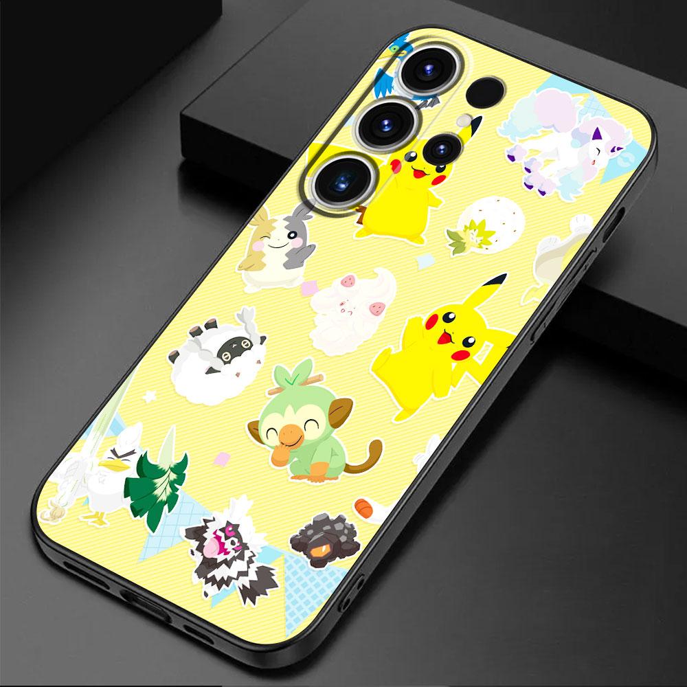 

Case For Samsung Galaxy S24 S23 Ultra S22 Plus S20 FE S21 S10 5G Lite S10e S9 S8 Luxury Soft Phone Cover Pikachu Pokemon Cartoon Galaxy S10 5G
