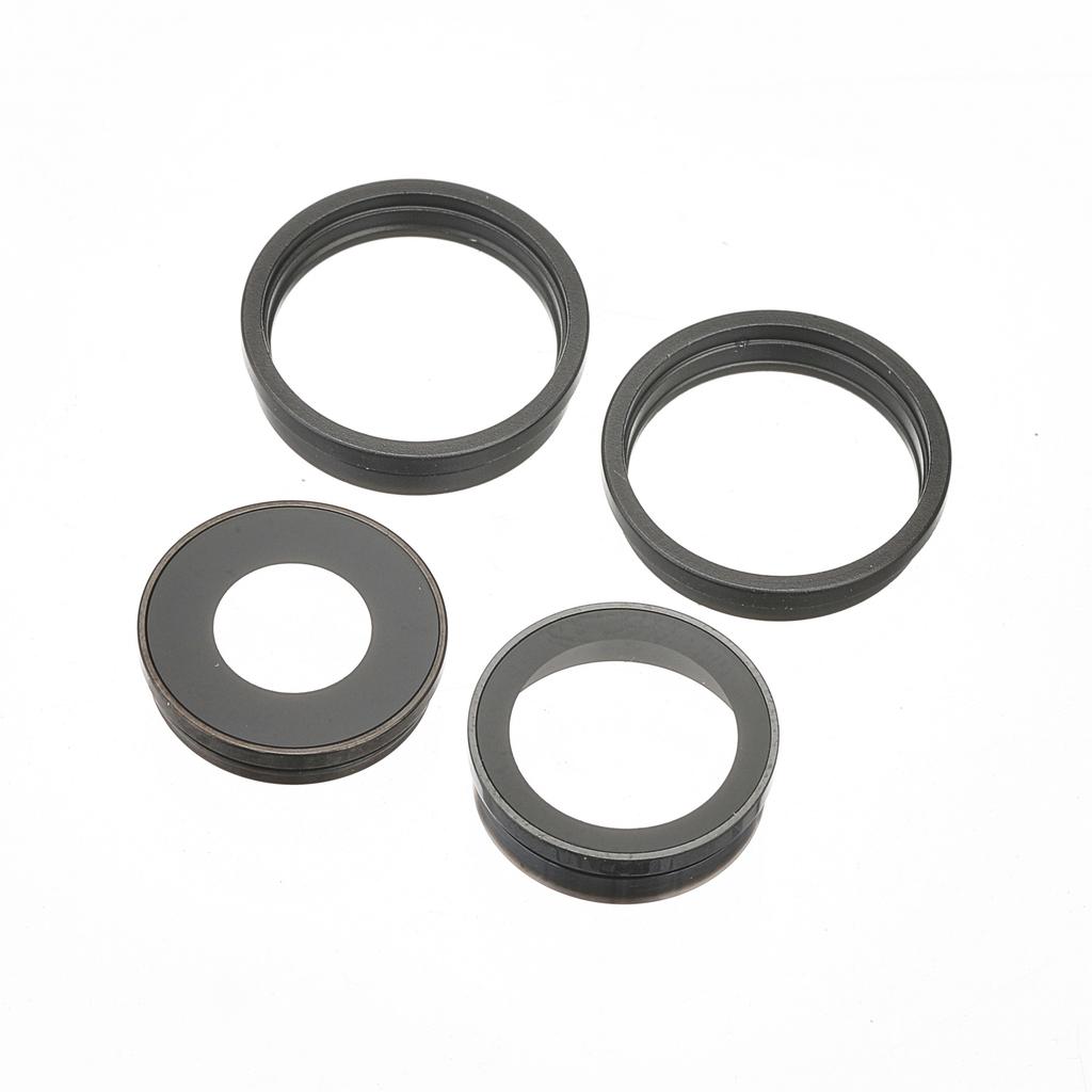 For iPhone 17 OEM Back Camera Lens Ring Cover with Glass Lens (without Logo)