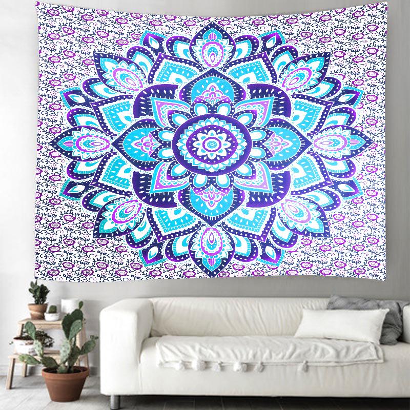Indian Mandala Boho Wall Hanging Sandy Rug Camping Tent Travel Mattress Bohemian Sleeping Pad Tapestries