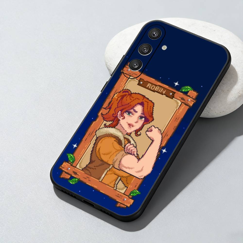 Game S-Stardew Valley-y Fanart  Phone Case For Samsung Galaxy A73,A72,A71,A70,A52,A51 Others Soft Black Cover Samsung a53 5g