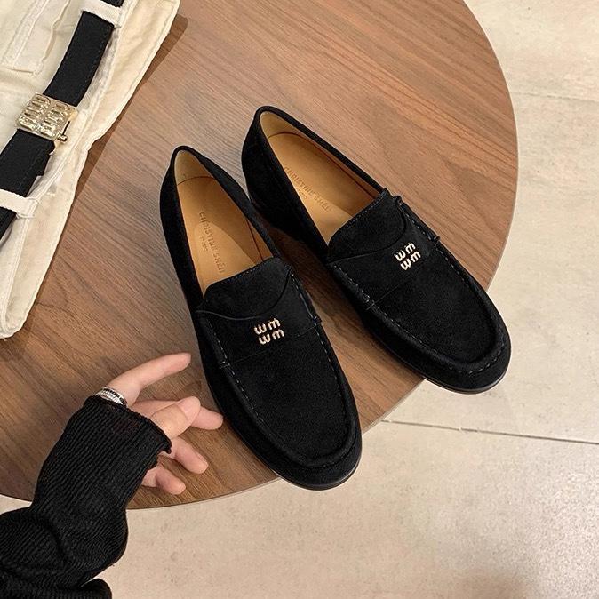 French School Style Lazy Shallow Mouth Doudou Shoes Versatile Casual Temperament