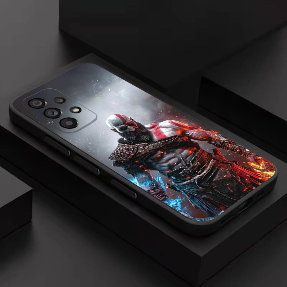 Cool G-God of W-War Game Phone Case For Samsung S 26,25,24,23,22,30,21,10,9,Ultra,Plus,Lite,FE,4,5G Black Soft Case