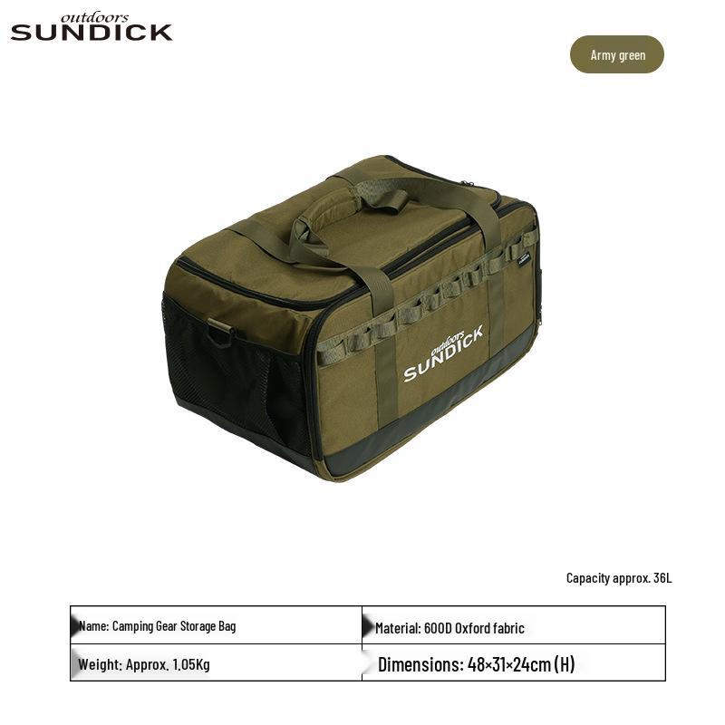 Waterproof Portable Storage Bag for Outdoor Gear, Camping Lamps & Fishing Equipment армия зеленый