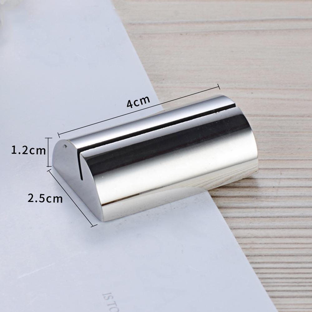 Geometric Shape Table Place Card Holder Solid Menu Sign Holder Photo Picture Holder Clip  Hotel