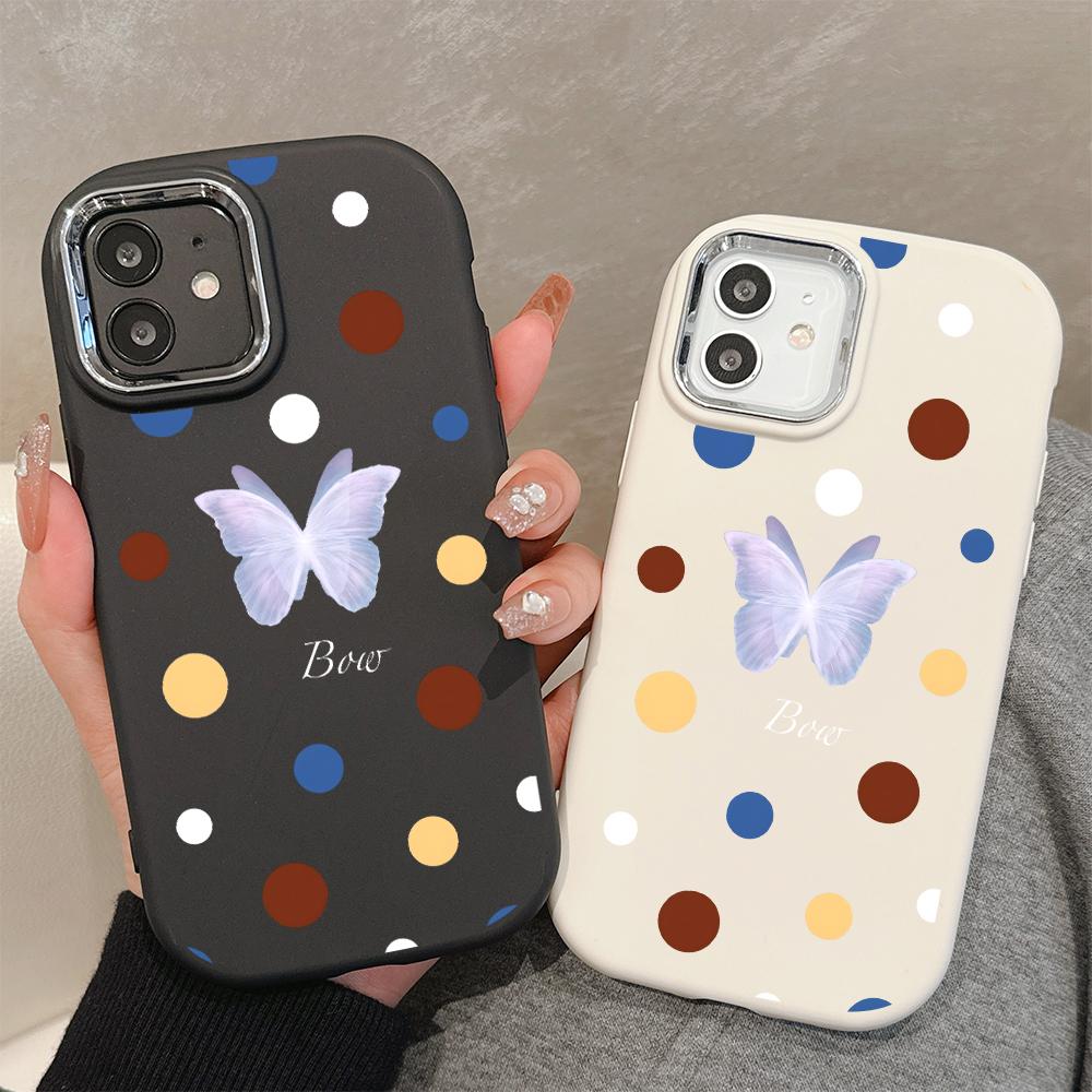 მყარი ფერის ვერცხლისფერი კიდეის ლინზა რბილი თხევადი სილიკონის დარტყმაგამძლე ტელეფონის ქეისი iPhone-ისთვის Samsung Huawei Honor Xiaomi Redmi OPPO Realme Vivo Infinix Tecno