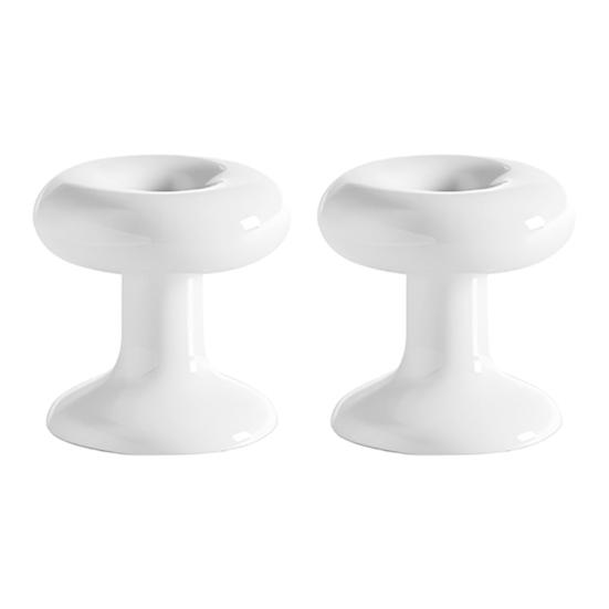 

2 шт. Пресс-пончик Легкий в использовании Форма унитаза Кнопка смыва унитаза 2pcs белый