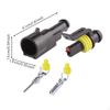 Waterproof Automotive Connector, Power Connector/4P Male Female Plug, Quick Wire Terminal Full Set 1