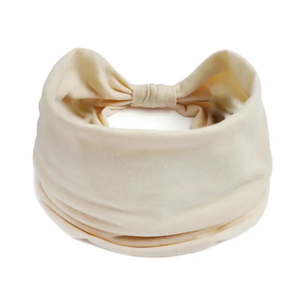 Boho Knot Turbans Yoga Elastic Head Wrap Women Headband Wide Hairbands Headwear Floral Bandanas Fashion Hair Band Accessories