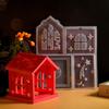 Handmade House Shape Charm Keychain Molds Stylish Sturdy Silicone Set Accessory for Craft Enthusiasts Daily Use