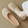Women's 2025 Genuine Leather Vintage Slip-On Flats - Soft Sole Versatile Spring Shoes