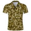 Casual Camo 3D Printed Polo Shirts For Men Clothes Veteran Streetwear Sport Running POLO Shirt Male Camouflage Lapel Button Tops