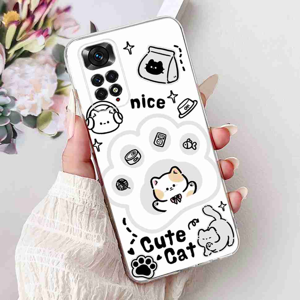 For Xiaomi Redmi Note 11 Pro 4G Case New Fashion Soft Silicone Phone Case For Redmi Note 11 11E Note11E Pro Cover Housing 6.67"