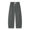 Minger | American retro trendy brand loose wide-leg scimitar pants men's solid color splicing design sports casual pants