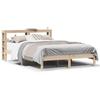 VidaXL Bed Frame with Headboard 120x190 Cm Solid Pine Wood, Bed, Bedroom Furniture, Wooden Bed, Bed 3305710