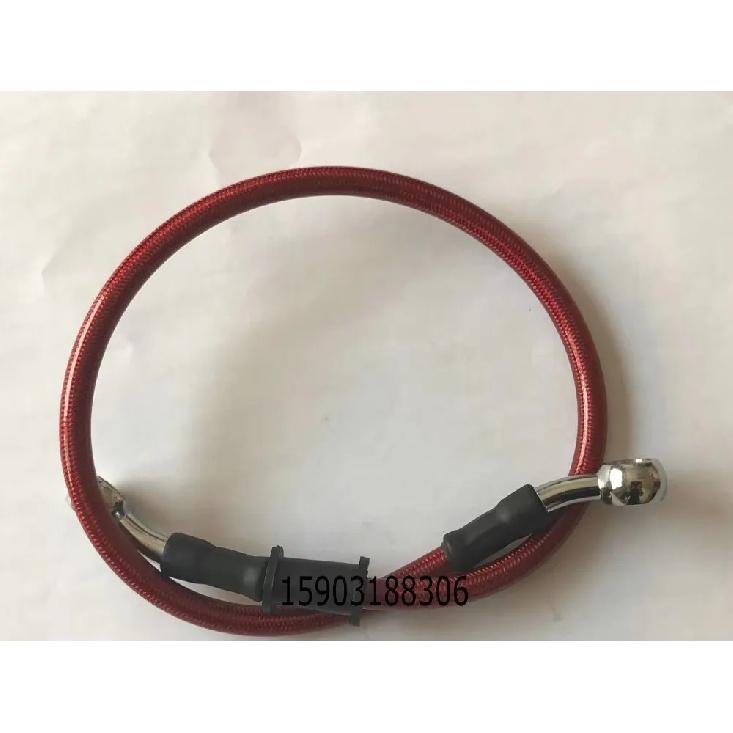 Universal 120CM Motorcycle Brake Oil Hose Line Stainless Steel Pipe Banjo Fittings 28 Degree Durable Motorcycle Maintenance Part