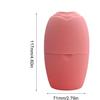 Ice Mold for Face Silicone Ice Holder Mold Beauty Facial Rollers Mold Reusable Skin Care Tool Ice Facial Cube Pink