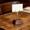 Adjustable Table Sign Holder Metal Table Number Holder Durable Price Tag Display Stand  Cafe