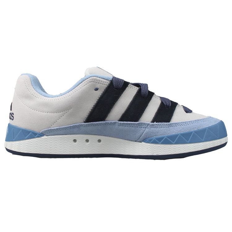 Adidas Originals Adimatic Retro Shark Bread Low Top Skate Shoes Unisex Skate Shoes White Blue IG6006
