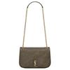 Ysl Jamie 4.3 Metallic Logo Quilted Lambskin Crossbody Shoulder Bag Women Bags Light-Musk 766754-AAB32-3212