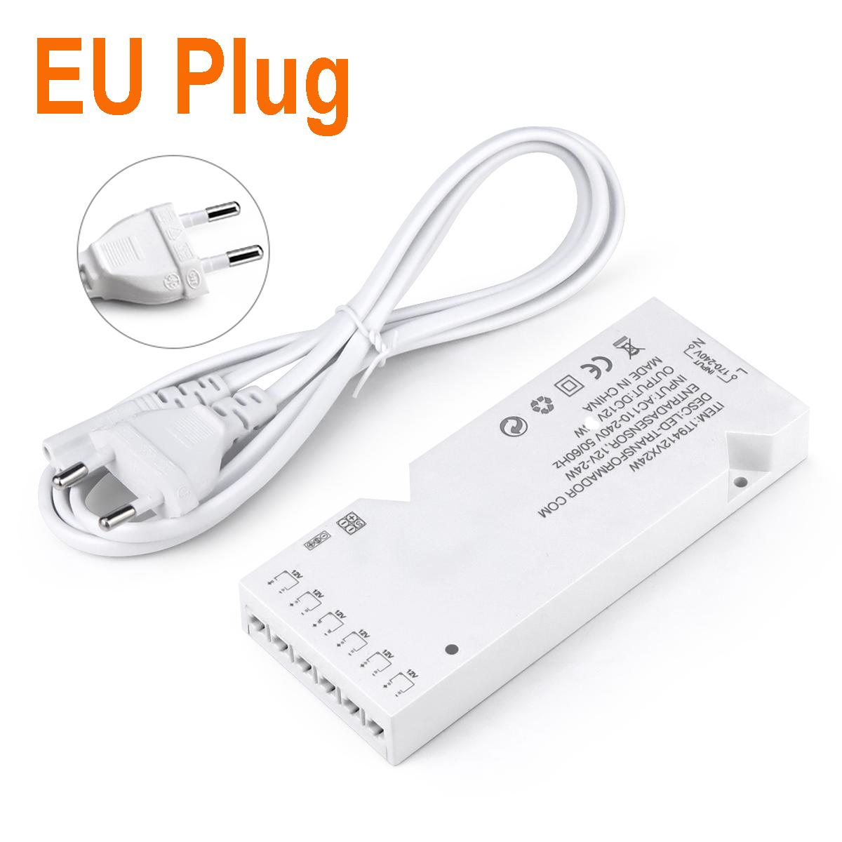 

Светодиодная лента, источник питания для освещения шкафа 2A 3A 5A 8A AC110V 220V в DC 12V, трансформатор для освещения светодиодной ленты COB 2835 18W 1.5A