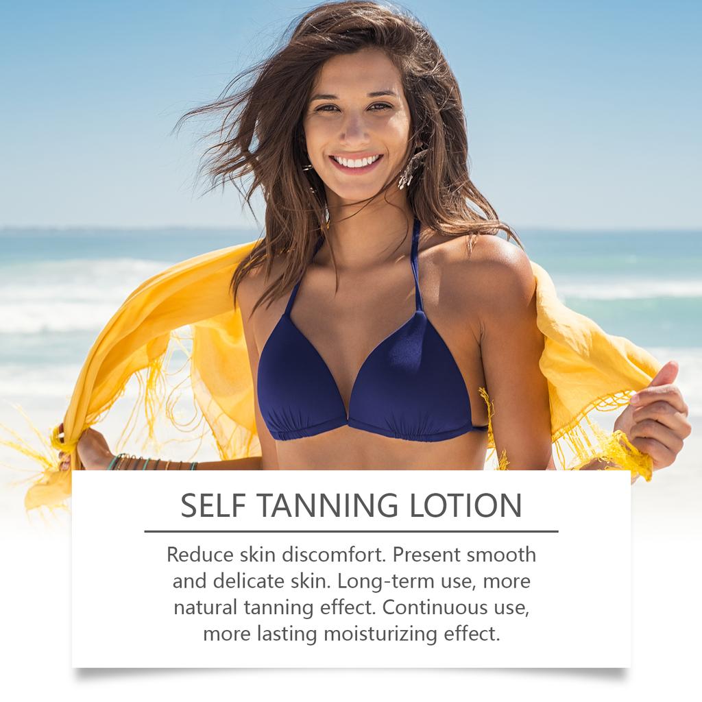 The Sunless Darkening Cream Moisturizes And Soothes The Skin, Improving Skin Texture And Creating A -colored Complexion In Summer.
