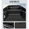 Heenvn Floor Mats For Tesla Cybertruck 2024-2026 Custom Fit All Weather TPE Cargo Liner Cargo Trunk Mat Pad Kit Set Accessories