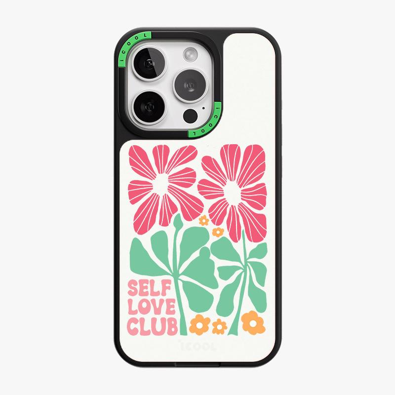 Replaceable Back Plate Mobile Phone Case Iphone15 Flower Apple 14pro Removable Magnetic Two-in-one Can Be Changed At Will