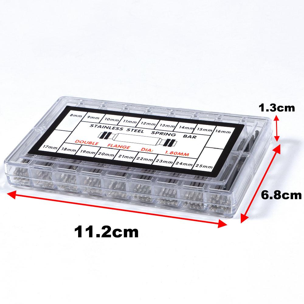 Choice Stainless Steel Spring Bars 270ocs/360pcs Dia 1.5mm/1.8mm Strap Link Pins Fits 8mm-25mm Watch Bracelet Band Links Bars