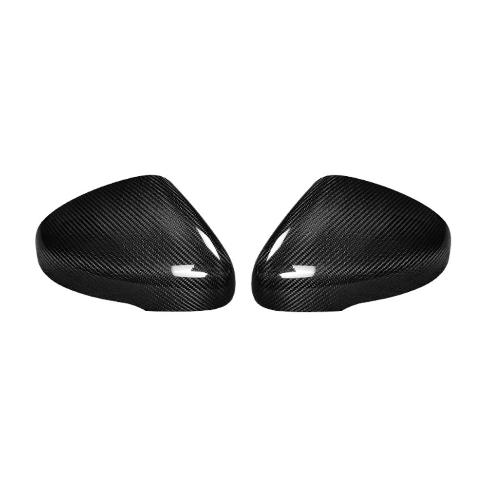 Exterior Accessories Real Carbon Fiber Car Rearview Mirror Decoration Cover Trim For Kia Stinger 2018- Car Tuning Real Carbon Fiber