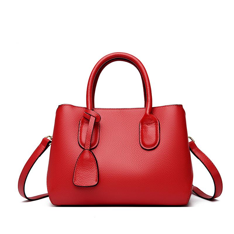 

Кожаная женская сумка через плечо из коровьей кожи, модная сумка-мессенджер, трендовая простая сумка