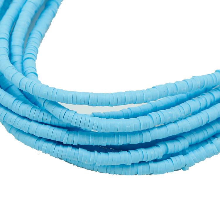 

Полимерная глина тонкие ломтики 3/4/5/6 мм плоские разделительные бусины для браслетов DIY 3mm Diameter, 40cm Strand (Approx. 350 pieces/bag)